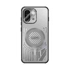 For OnePlus 13T ABEEL Ice Fox Series Magsafe Heat Sink Cooling Phone Case(Titanium Gray) - 2
