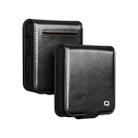 For Samsung Galaxy Z Flip7 5G QIALINO Genuine Leather Phone Case(Black) - 1