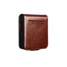 For Samsung Galaxy Z Flip7 5G QIALINO Genuine Leather Phone Case(Brown) - 3