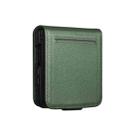For Samsung Galaxy Z Flip7 5G QIALINO Classics 3rd Genuine Leather Phone Case(Cyan) - 2