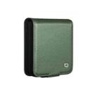 For Samsung Galaxy Z Flip7 5G QIALINO Classics 3rd Genuine Leather Phone Case(Cyan) - 3