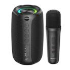Zealot M2 8W Portable Outdoor RGB Bluetooth Speaker, Type:with 1pc Microphone(Black) - 1