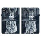 For Infinix Xpad 20 Crystal Texture Painted Leather Tablet Case(Cat Reflection Tiger) - 3
