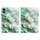For Infinix Xpad 20 Crystal Texture Colored Drawing Leather Tablet Case(Jade Flowers) - 2
