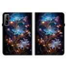For Infinix Xpad GT Crystal Texture Colored Drawing Leather Tablet Case(Little Lantern Flowers) - 2