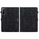 For Infinix Xpad GT Lily Embossed Leather Tablet Case(Black) - 3