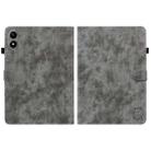 For Infinix Xpad 20 Tiger Pattern Flip Leather Tablet Case(Grey) - 2