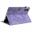 For Infinix Xpad 20 Tiger Pattern Flip Leather Tablet Case(Purple) - 3