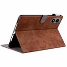 For Infinix Xpad 20 Tiger Pattern Flip Leather Tablet Case(Brown) - 3