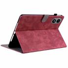 For Infinix Xpad 20 Tiger Pattern Flip Leather Tablet Case(Red) - 3
