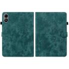 For Infinix Xpad 20 Tiger Pattern Flip Leather Tablet Case(Dark Green) - 2