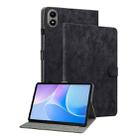 For Infinix Xpad 20 Tiger Pattern Flip Leather Tablet Case(Black) - 1