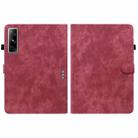 For Infinix Xpad GT Tiger Pattern Flip Leather Tablet Case(Red) - 2
