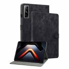 For Infinix Xpad GT Tiger Pattern Flip Leather Tablet Case(Black) - 1