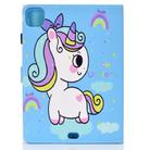 For iPad Air 2022 / 2020 10.9 Colored Drawing Pattern Horizontal Flip PU Leather Case with Holder & Card Slot & Anti-skid Strip(Rainbow Unicorn) - 3