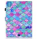 For iPad Air 2022 / 2020 10.9 Colored Drawing Pattern Horizontal Flip PU Leather Case with Holder & Card Slot & Anti-skid Strip(Color Fish-scales) - 3