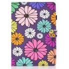 For iPad Air 2022 / 2020 10.9 Colored Drawing Pattern Horizontal Flip PU Leather Case with Holder & Card Slot & Anti-skid Strip(Daisy) - 1