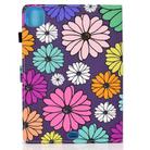 For iPad Air 2022 / 2020 10.9 Colored Drawing Pattern Horizontal Flip PU Leather Case with Holder & Card Slot & Anti-skid Strip(Daisy) - 2
