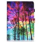 For iPad Air 2022 / 2020 10.9 Colored Drawing Pattern Horizontal Flip PU Leather Case with Holder & Card Slot & Anti-skid Strip(Forest) - 2