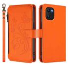 For Umidigi Power 7 / Power 7S Butterfly Love Flower Multi-card Zipper Wallet Leather Phone Case(Orange) - 2