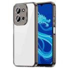 For Redmi 15C 4G 173.1mm PC Hybrid TPU Airbag Shockproof Phone Case(Transparent Black) - 1