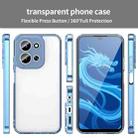 For Redmi 15C 4G 173.1mm PC Hybrid TPU Airbag Shockproof Phone Case(Transparent Blue) - 2