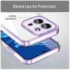 For Redmi 15C 4G 173.1mm PC Hybrid TPU Airbag Shockproof Phone Case(Transparent Purple) - 3