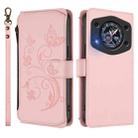 For Cubot A30 Butterfly Love Flower Multi-card Zipper Wallet Leather Phone Case(Pink) - 2
