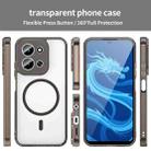 For Redmi 15C 4G 173.1mm PC Hybrid TPU Airbag Shockproof MagSafe Phone Case(Transparent Black) - 2