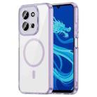 For Redmi 15C 4G 173.1mm PC Hybrid TPU Airbag Shockproof MagSafe Phone Case(Transparent Purple) - 1