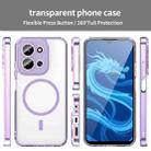 For Redmi 15C 4G 173.1mm PC Hybrid TPU Airbag Shockproof MagSafe Phone Case(Transparent Purple) - 2