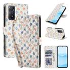 For Redmi Note 11 Pro 4G / 5G Global Flower Pattern Buckle Leather Phone Case with Lanyard(Florals) - 1