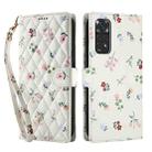 For Redmi Note 11 4G / Note 11S 4G Flower Pattern Buckle Leather Phone Case with Lanyard(Pink Flowers) - 2