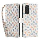 For Redmi Note 11 4G / Note 11S 4G Flower Pattern Buckle Leather Phone Case with Lanyard(Florals) - 2