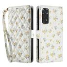 For Redmi Note 11 4G / Note 11S 4G Flower Pattern Buckle Leather Phone Case with Lanyard(Yellow Flowers) - 2