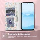 For Samsung Galaxy S24 5G / S25 5G Flower Pattern Buckle Leather Phone Case with Lanyard(Florals) - 3