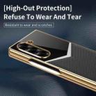 For Samsung Galaxy Z Fold7 5G Integrated Leather Contrast Color Folding Phone Case(Black) - 3