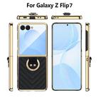 For Samsung Galaxy Z Flip7 VIETAO Dream Series Metal Ring Leather Phone Case(Pink) - 3