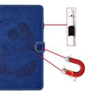 For iPad Air 2022 / 2020 10.9 Panda Embossing Pattern Horizontal Flip PU Leather Case with Holder & Card Slot & Anti-skid Strip(Blue) - 8