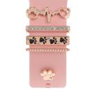 Smart Watch Band Decorative Ring Metal Accessories(Dog Paw Heart) - 1