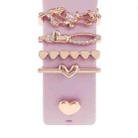 Smart Watch Band Decorative Ring Metal Accessories(Rose Gold Lily) - 1