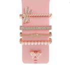 Smart Watch Band Decorative Ring Metal Accessories(Dragonfly Butterfly) - 1