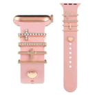Smart Watch Band Decorative Ring Metal Accessories(Cross Heart) - 2