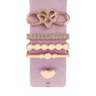 Smart Watch Band Decorative Ring Metal Accessories(Infinite Love) - 1