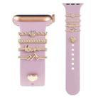 Smart Watch Band Decorative Ring Metal Accessories(Heartbeat) - 2