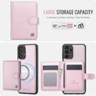 For Samsung Galaxy A13 4G / 5G / A04s JEEHOOD J09 Buckle Card Bag MagSafe Magnetic Style RFID Leather Phone Case(Pink) - 2