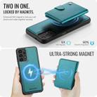 For Samsung Galaxy A13 4G / 5G / A04s JEEHOOD J09 Buckle Card Bag MagSafe Magnetic Style RFID Leather Phone Case(Green) - 3