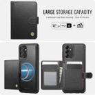 For Samsung Galaxy A14 4G / 5G / M44 5G JEEHOOD J09 Buckle Card Bag MagSafe Magnetic Style RFID Leather Phone Case(Black) - 2