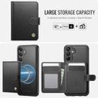 For Samsung Galaxy A16 4G / 5G JEEHOOD J09 Buckle Card Bag MagSafe Magnetic Style RFID Leather Phone Case(Black) - 2