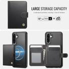 For Samsung Galaxy A56 5G JEEHOOD J09 Buckle Card Bag MagSafe Magnetic Style RFID Leather Phone Case(Black) - 2